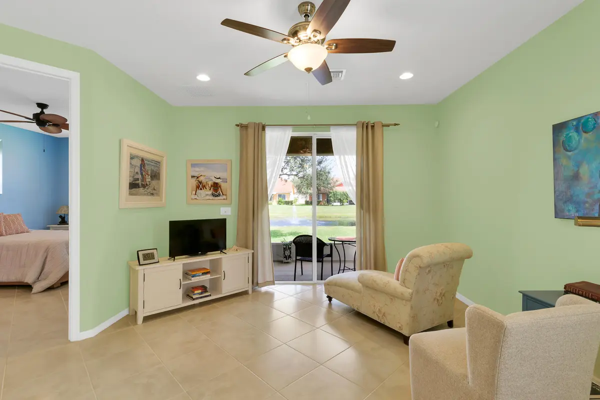 Living Room at 6380 OXFORD Circle 104D, Vero Beach