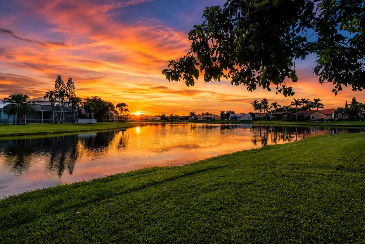 Sunset at 9224 LAKE SERENA Drive, Boca Raton