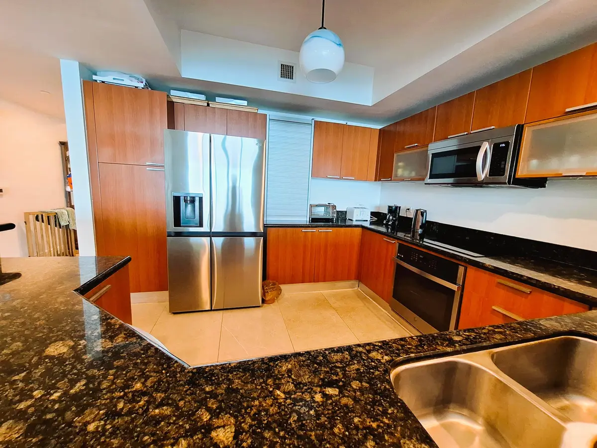 Kitchen Front view at 2650 Lake Shore Drive 1705, Riviera Beach