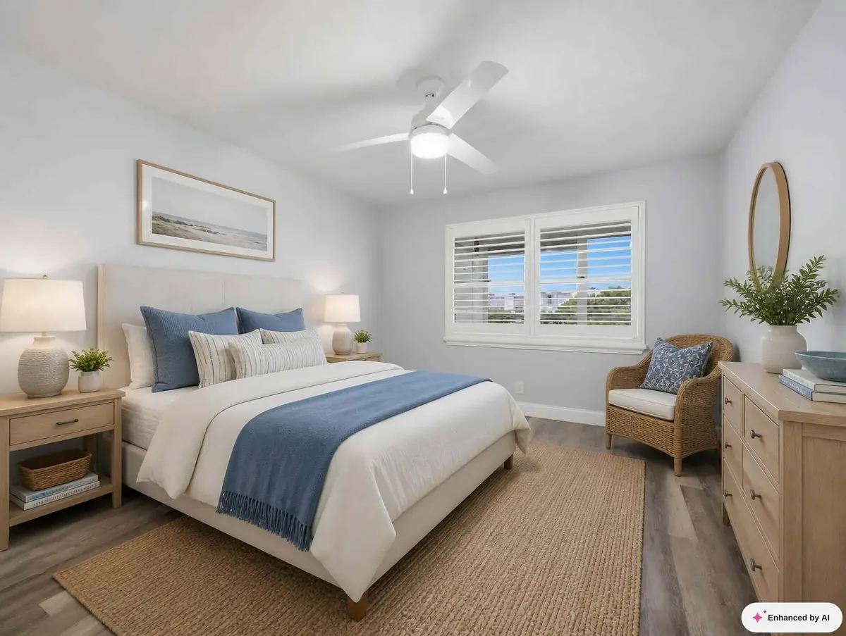 Guest Bedroom Staged at 3038 GUILDFORD C 3038, Boca Raton