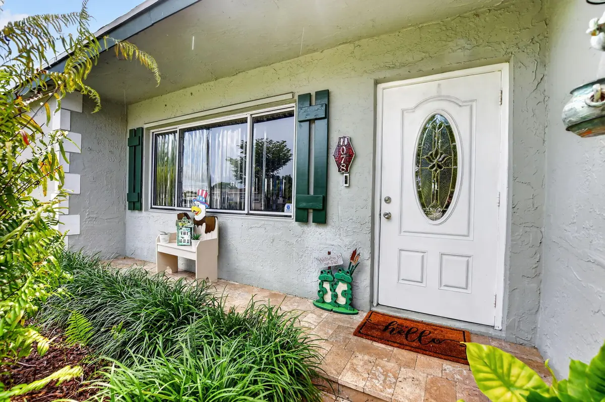 11078 front door at 11078 Delta Circle, Boca Raton