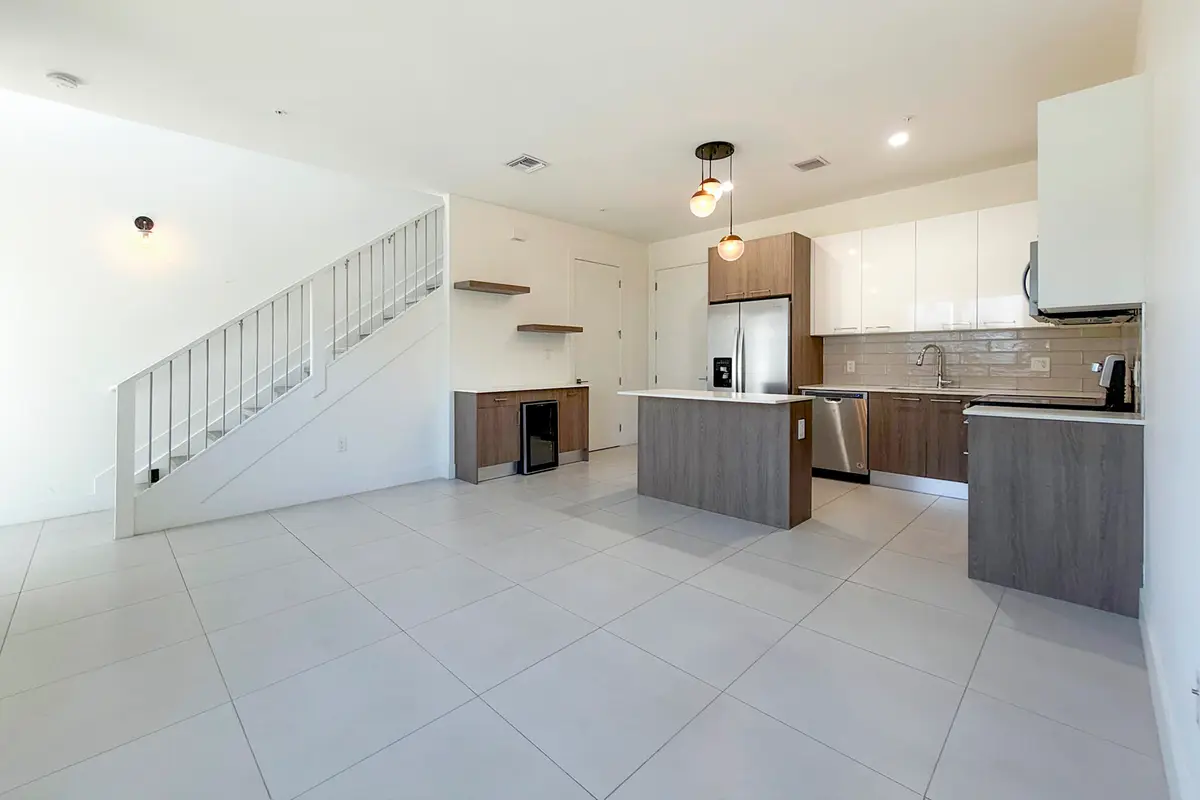 3 Living Room & Kitchen at 405 NE 35TH Court 2, Oakland Park