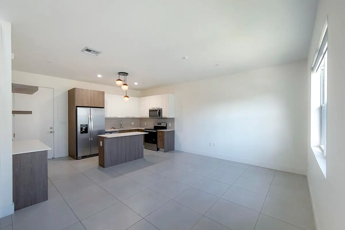 4 Living Room & Kitchen at 405 NE 35TH Court 2, Oakland Park