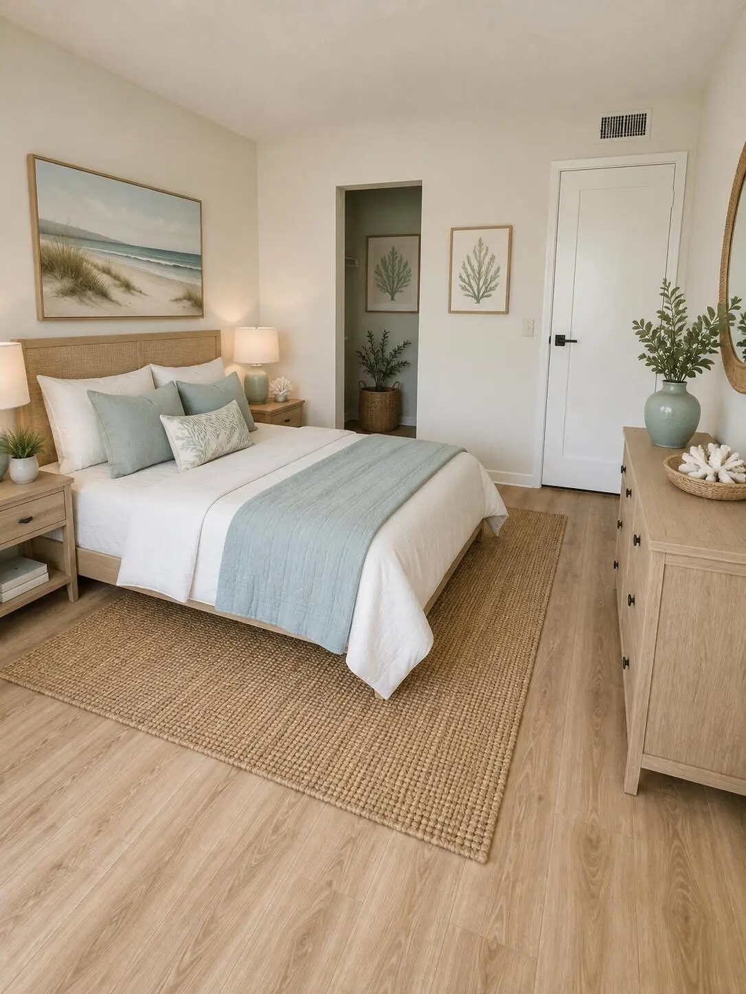 Staged Bedroom 2 at 3040 LAKE OSBORNE Drive 111, Lake Worth Beach