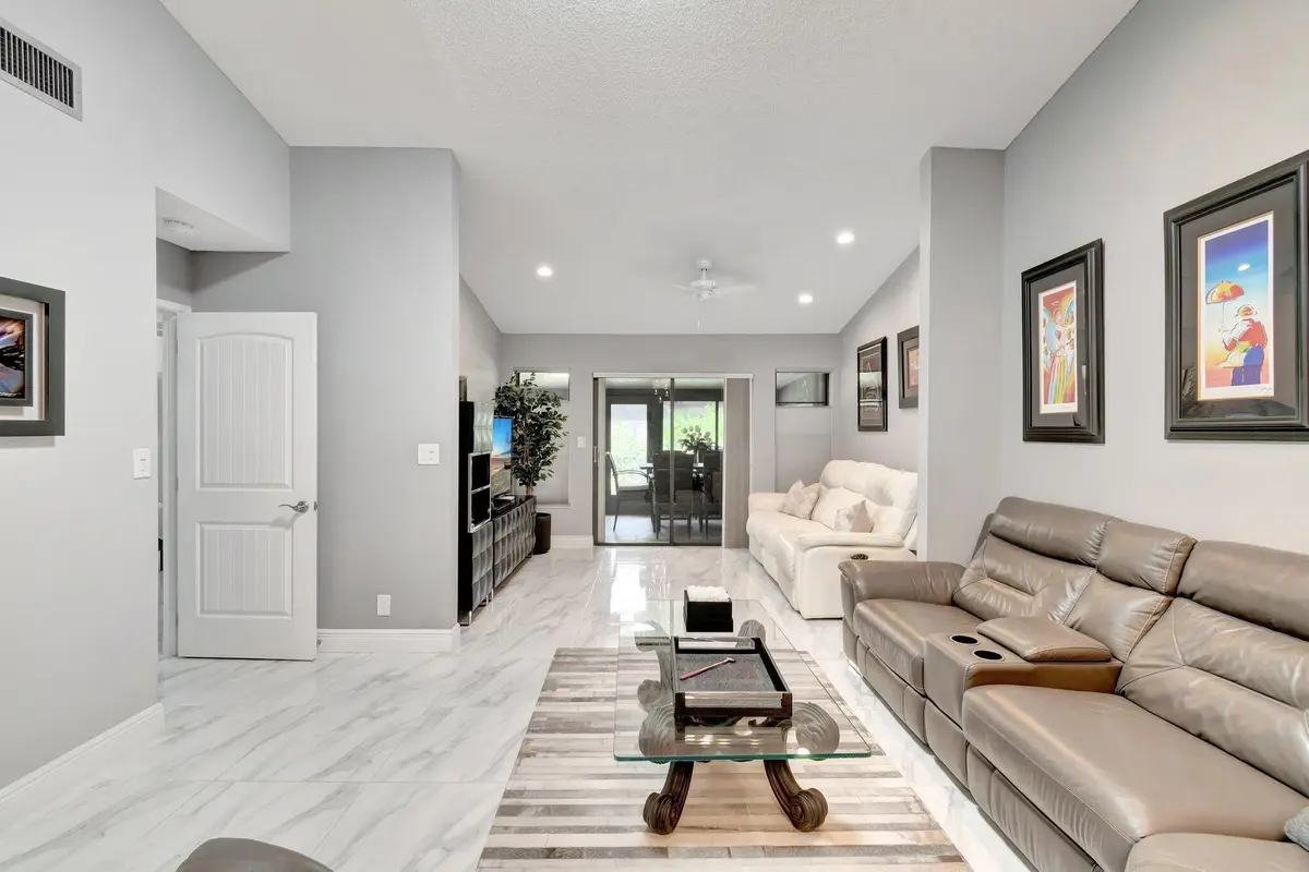LIVING ROOM at 10927 DOLPHIN PALM Court A, Boynton Beach