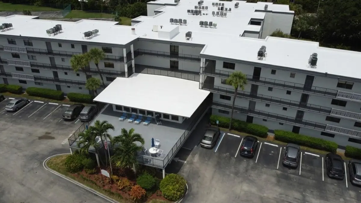 White roof at 9233 SW 8TH Street 218, Boca Raton