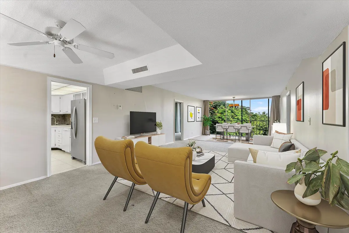 Living Room at 501 SW 11th Place 418, Boca Raton