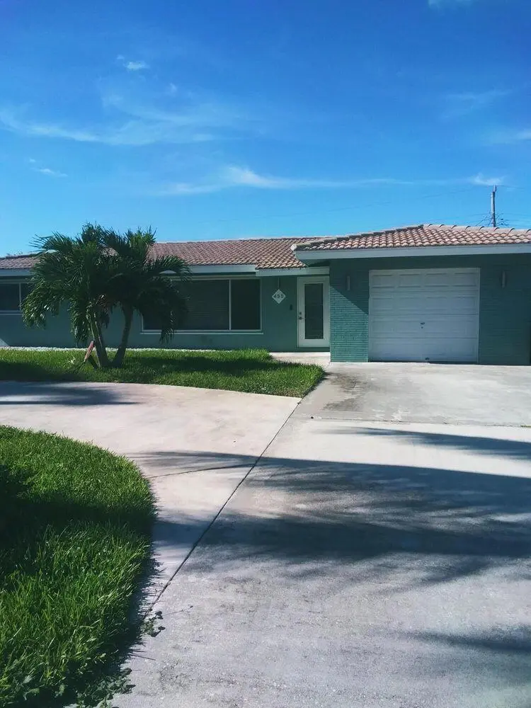 front of home. at 455 NE 29TH Street, Boca Raton