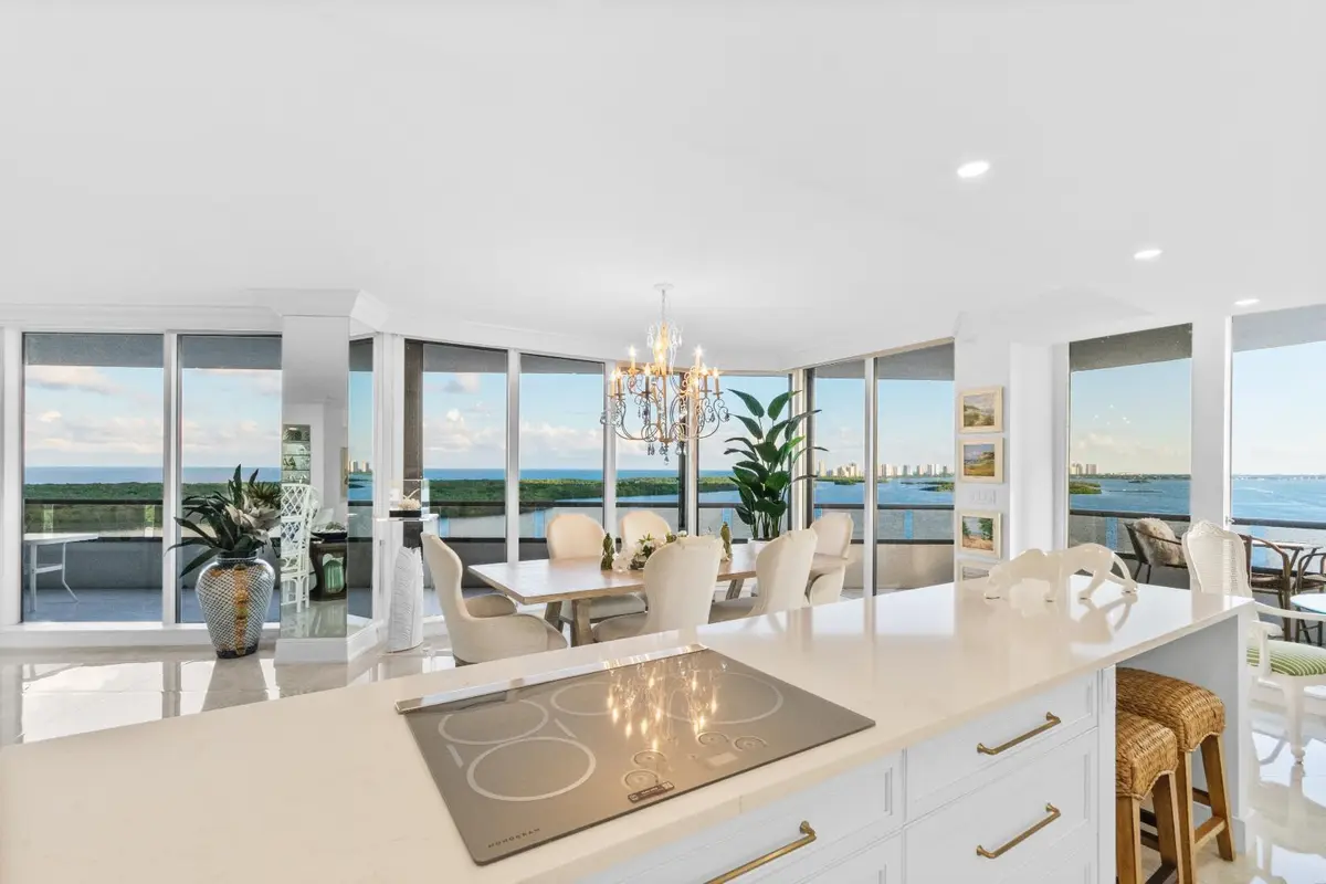 Open Concept Kitchen at 100 Lakeshore Drive 1453, North Palm Beach