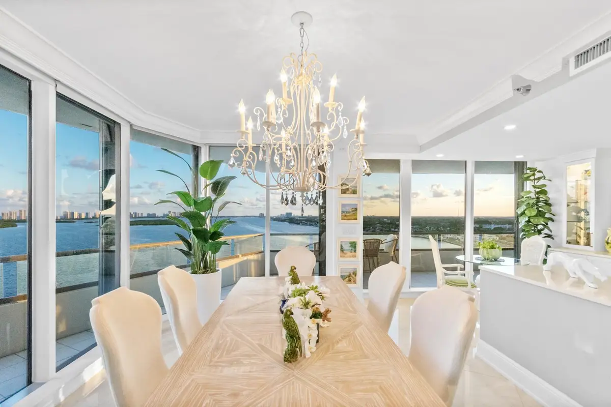 Dining Room at 100 Lakeshore Drive 1453, North Palm Beach