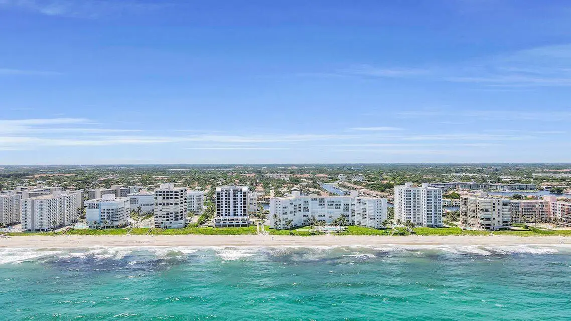 Across from the Atlantic Ocean at 3114 S Ocean Boulevard 606, Highland Beach