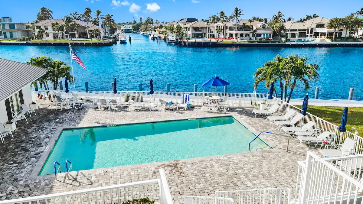 Heated Pool at 3114 S Ocean Boulevard 606, Highland Beach