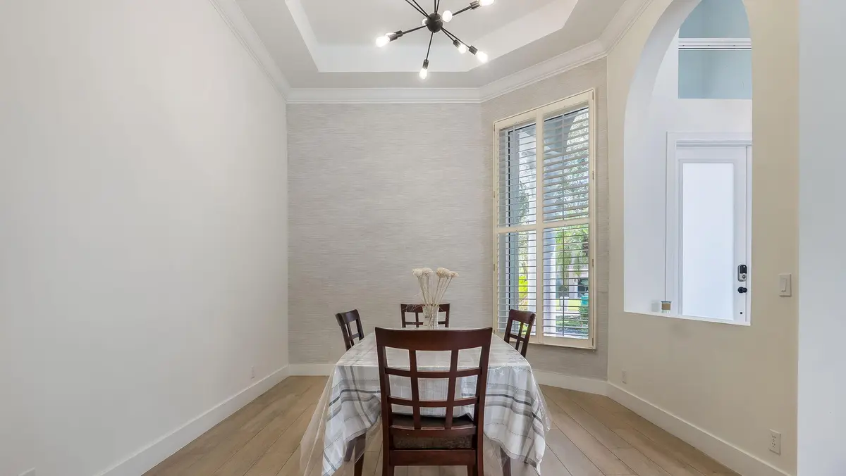 Dining room at 7083 NW 71ST Manor, Parkland