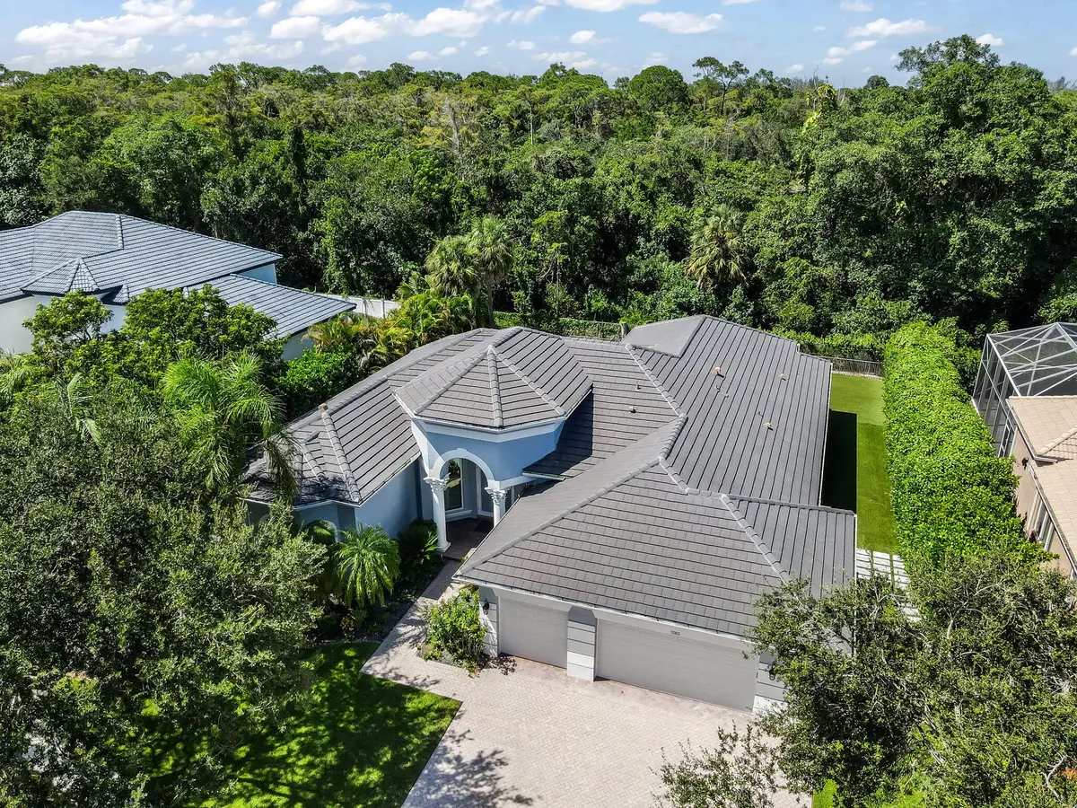 Aerial Front view at 7083 NW 71ST Manor, Parkland