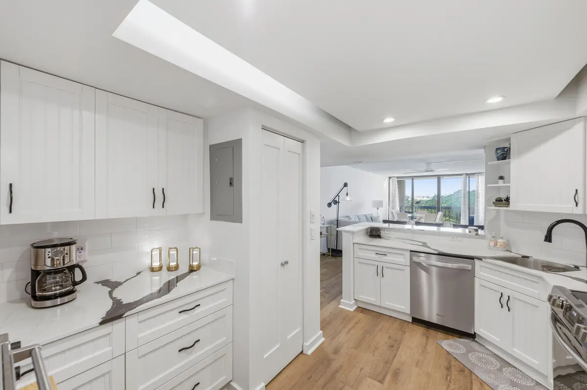 Kitchen at 2524 Presidential Way 606, West Palm Beach
