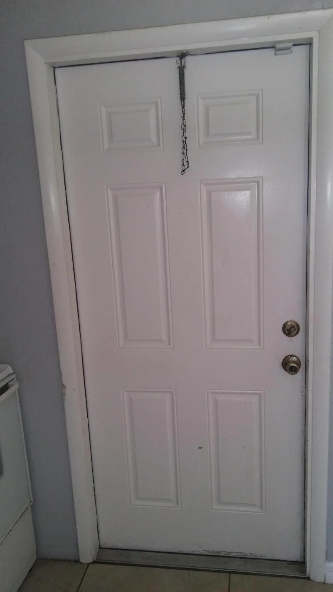 back door at 312 Decordre Court B, Fort Pierce
