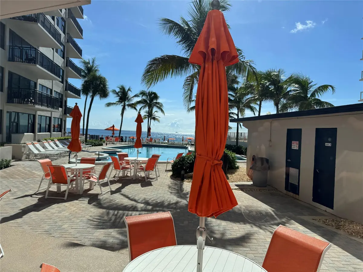 Patio at 3800 GALT OCEAN Drive 1508, Fort Lauderdale