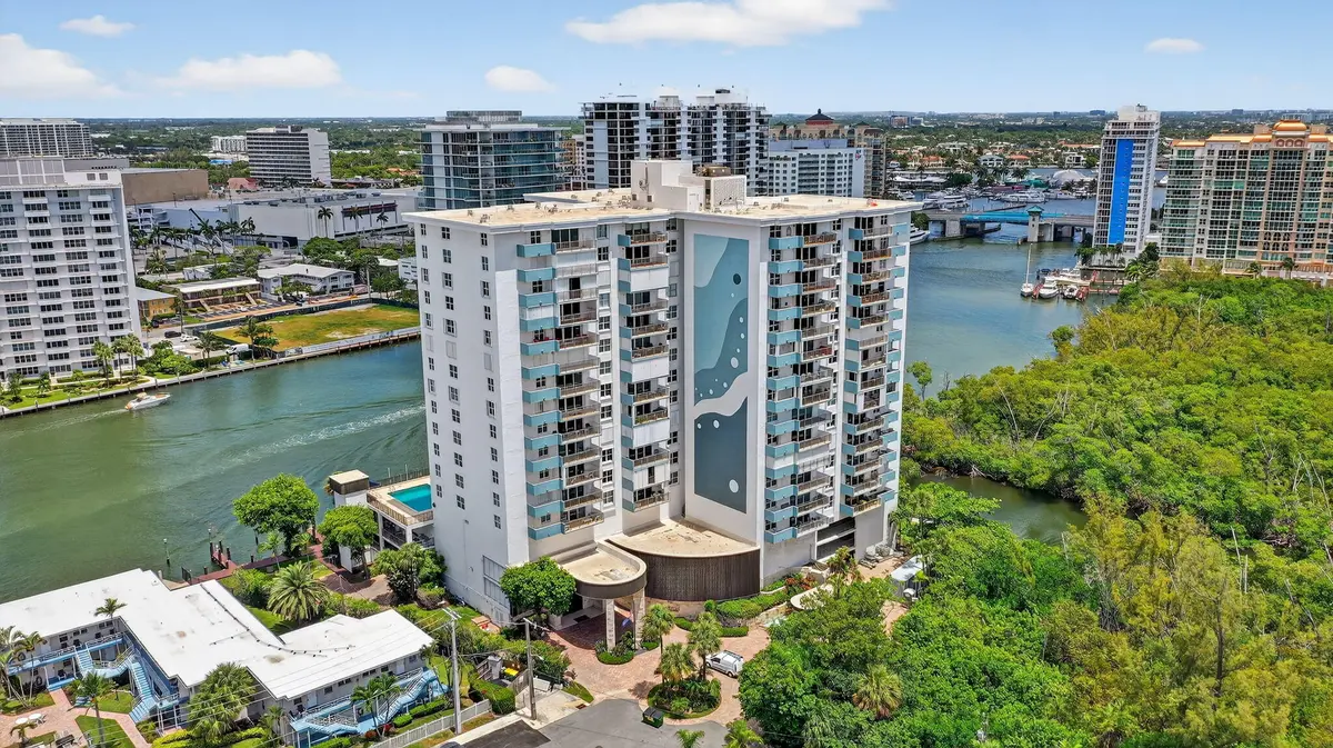 View from the air at 777 Bayshore Drive 701, Fort Lauderdale