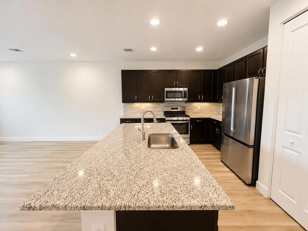kitchen island at 11455 SW Golden Mountain Way, Port St. Lucie