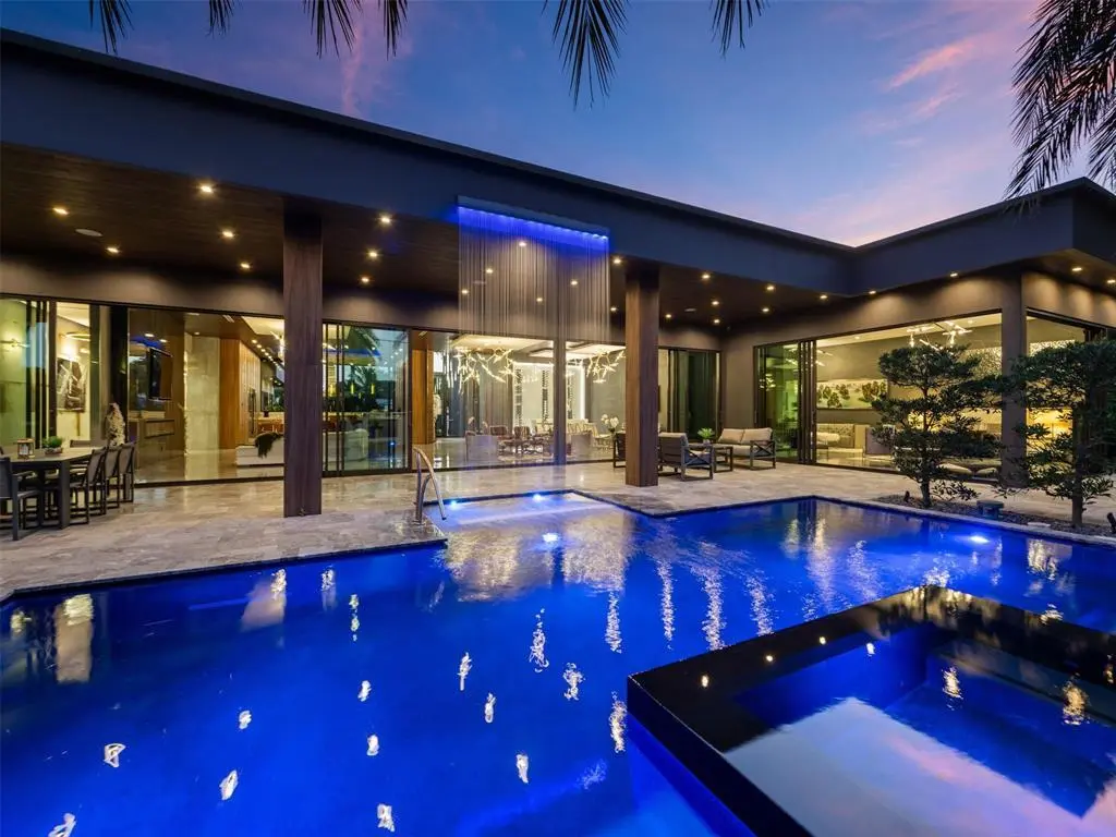 pool night 1 at 2213 NE 37TH Drive, Fort Lauderdale