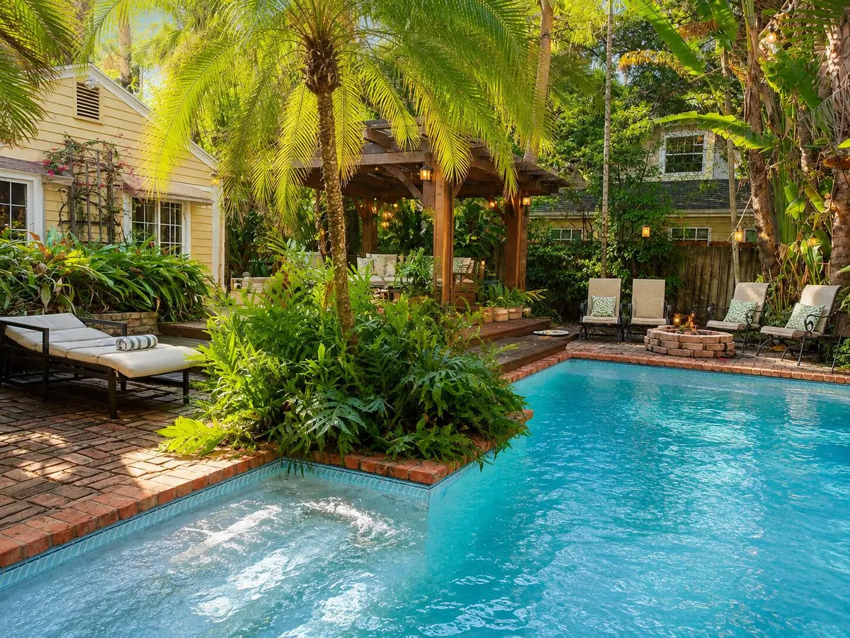 Pool & Entertainment Space at 1620 SE 2ND Court, Fort Lauderdale