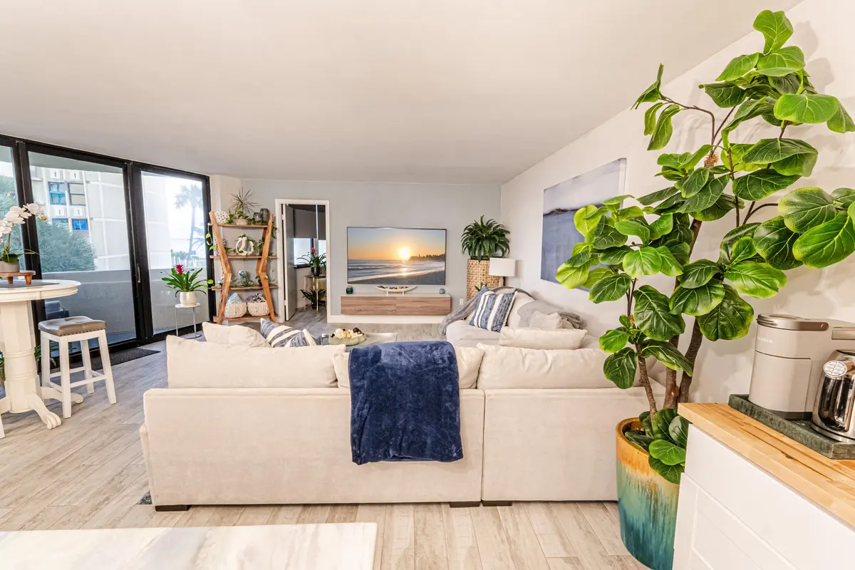 Living Room - Angle 3 at 2800 N OCEAN Drive B-2D, Singer Island