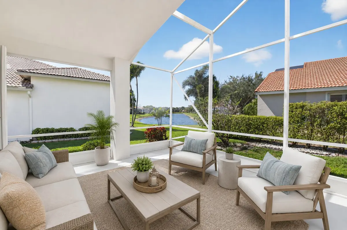 patio at 7713 RINEHART Drive, Boynton Beach
