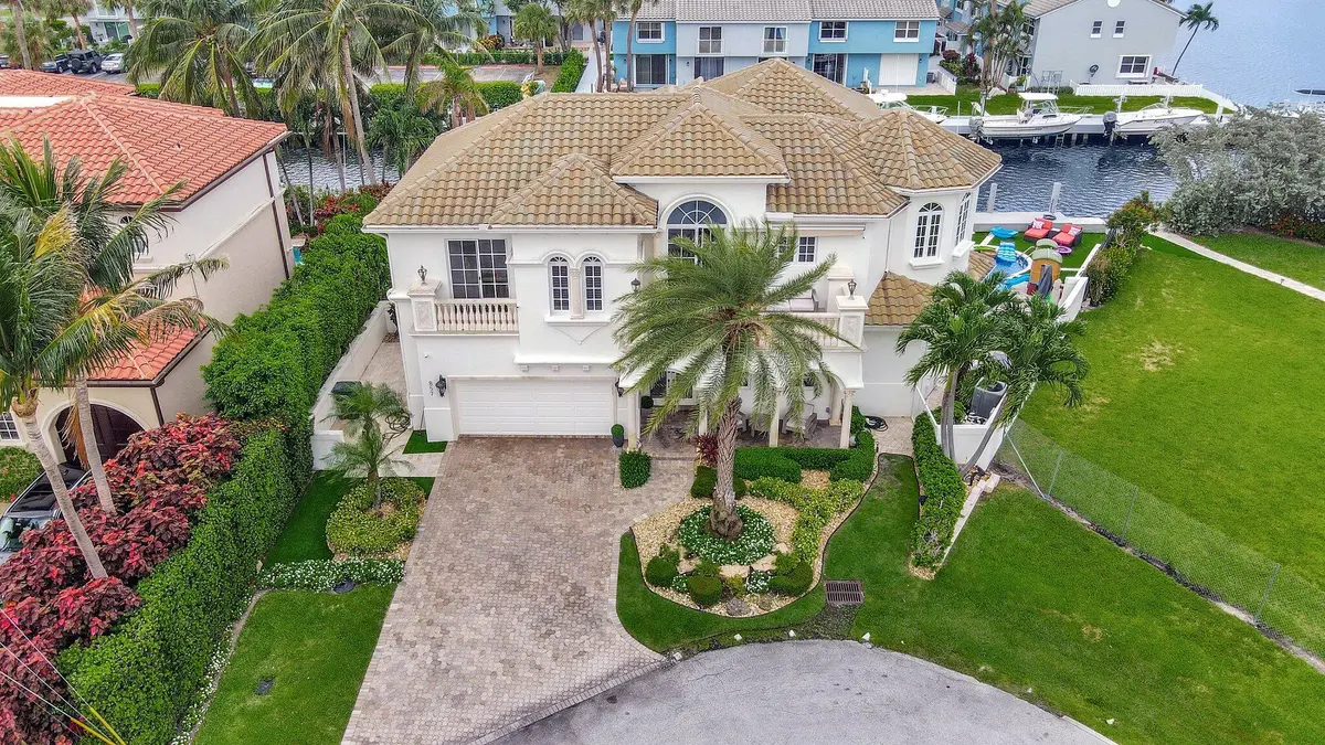North Aerial View at 857 Havana Drive, Boca Raton