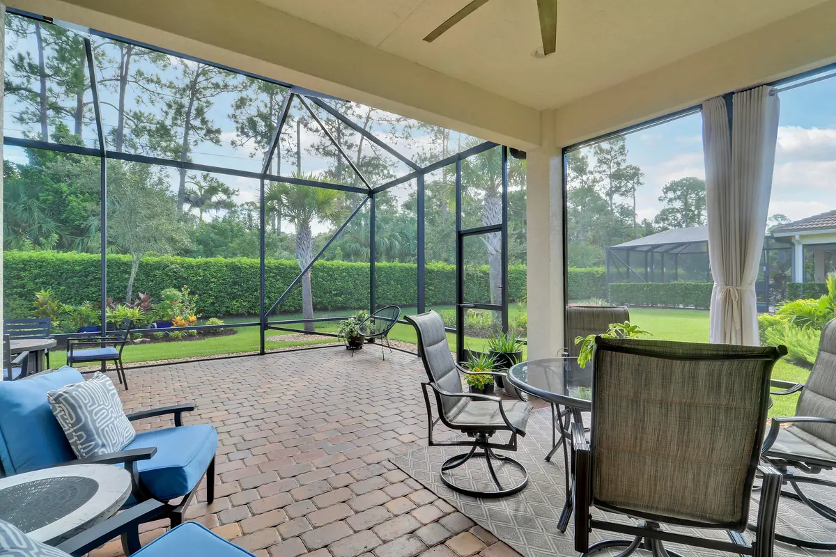Back Patio at 11069 SW Visconti Way, Port St. Lucie