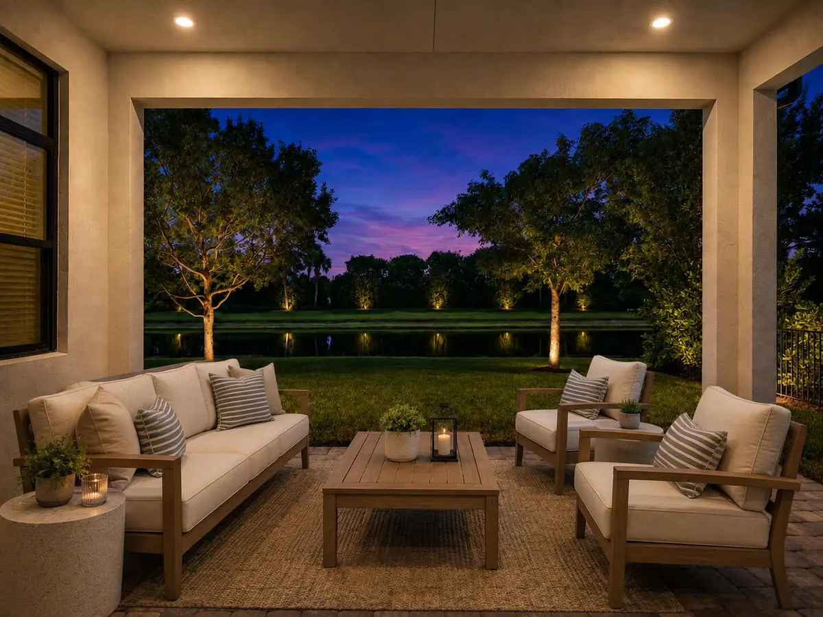 Rear Patio TL at 8907 Grand Prix Lane, Boynton Beach
