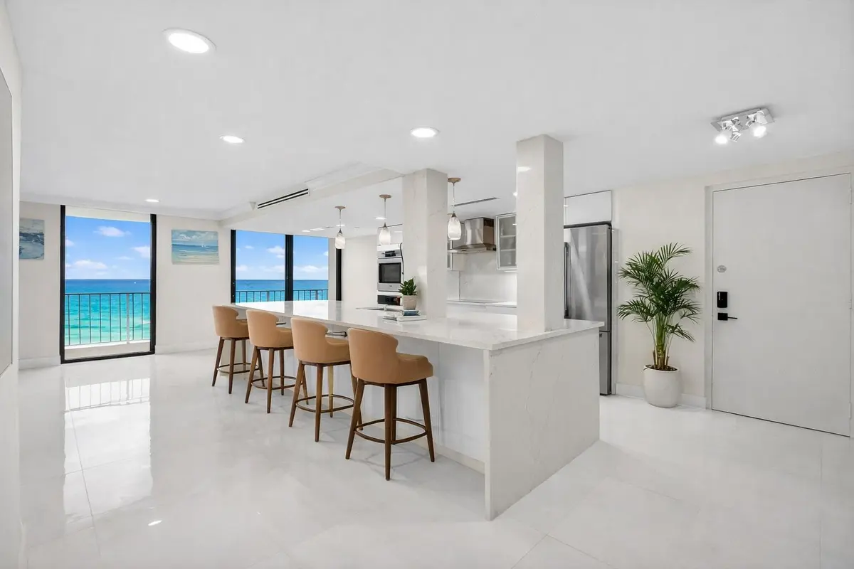 Kitchen at 3400 S Ocean Boulevard 4c I, Palm Beach