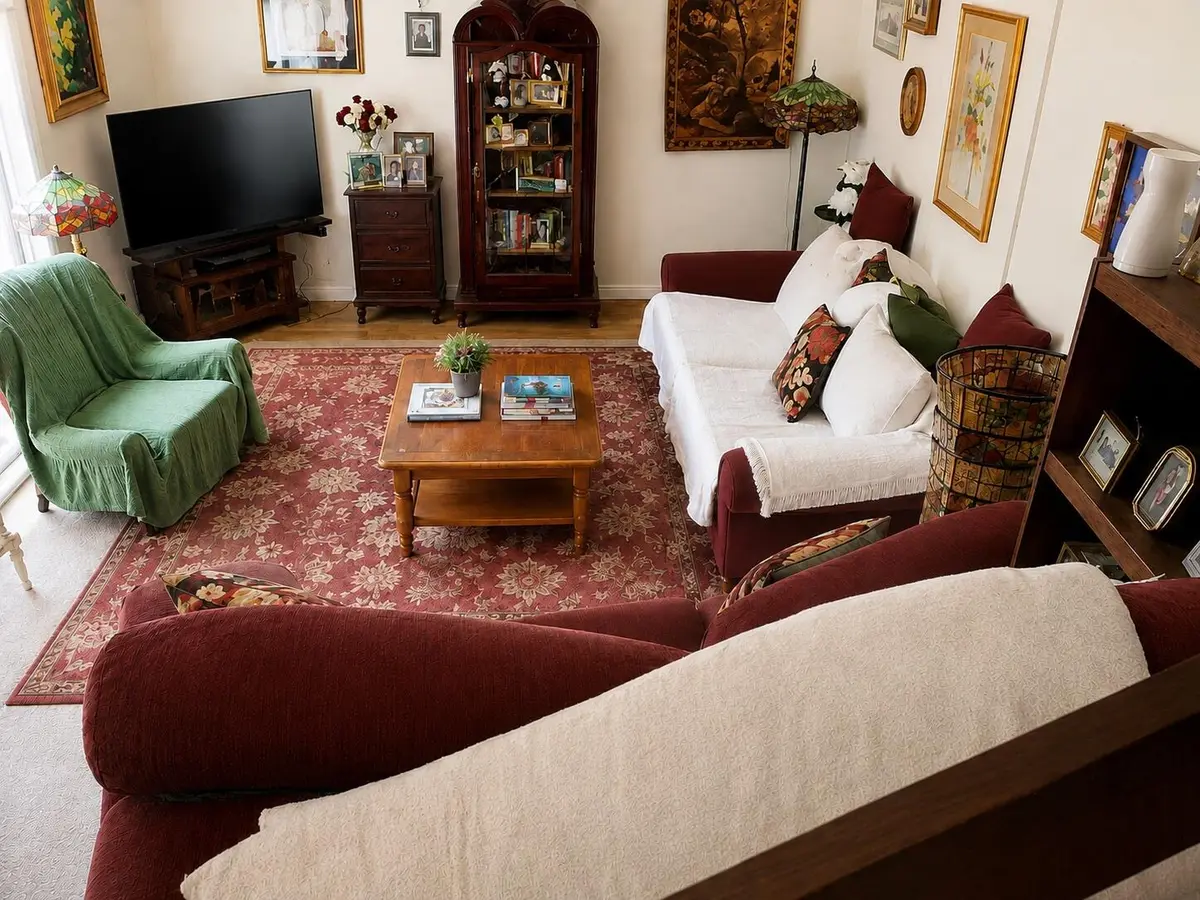 Living Room at 2452 Waterside Drive, Lake Worth Beach