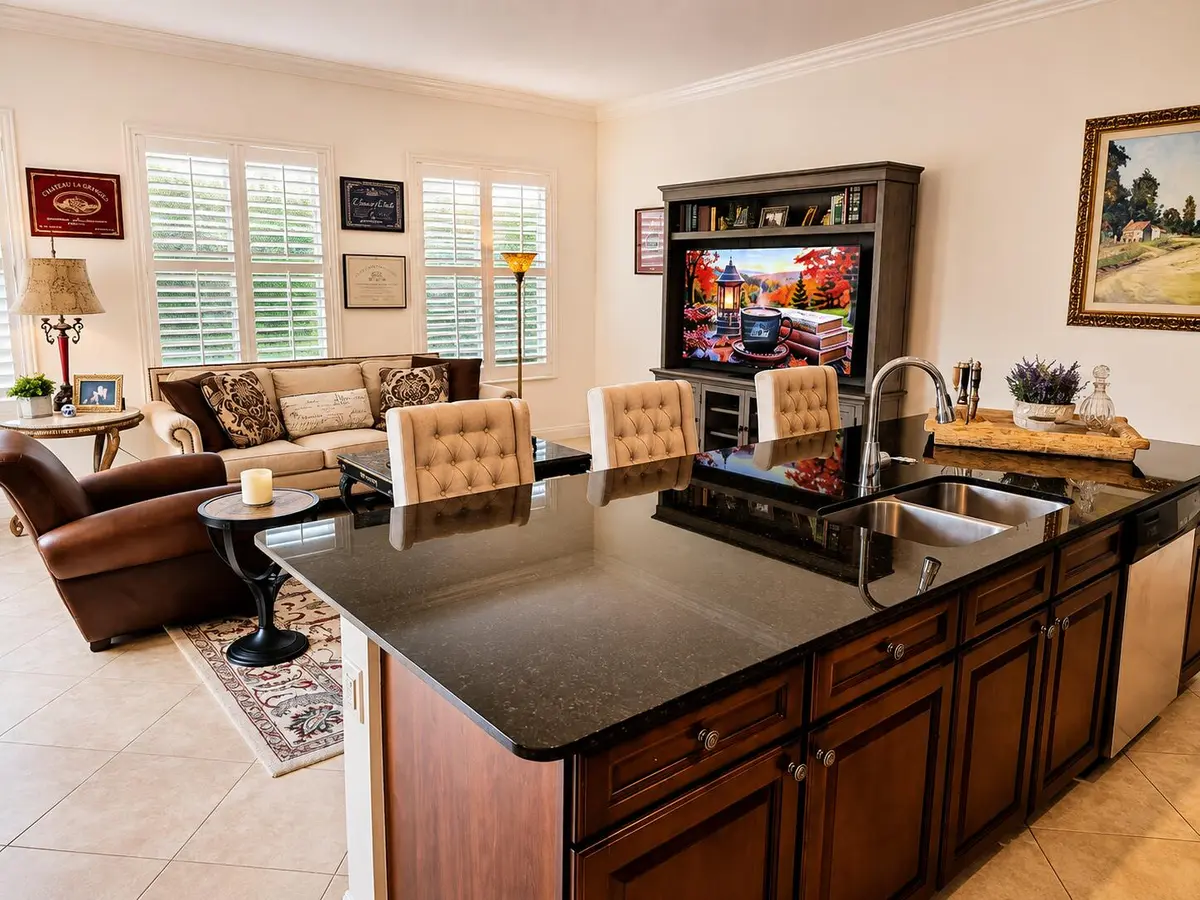 WPB kitchen Living at 3604 S Dixie Highway 220, West Palm Beach