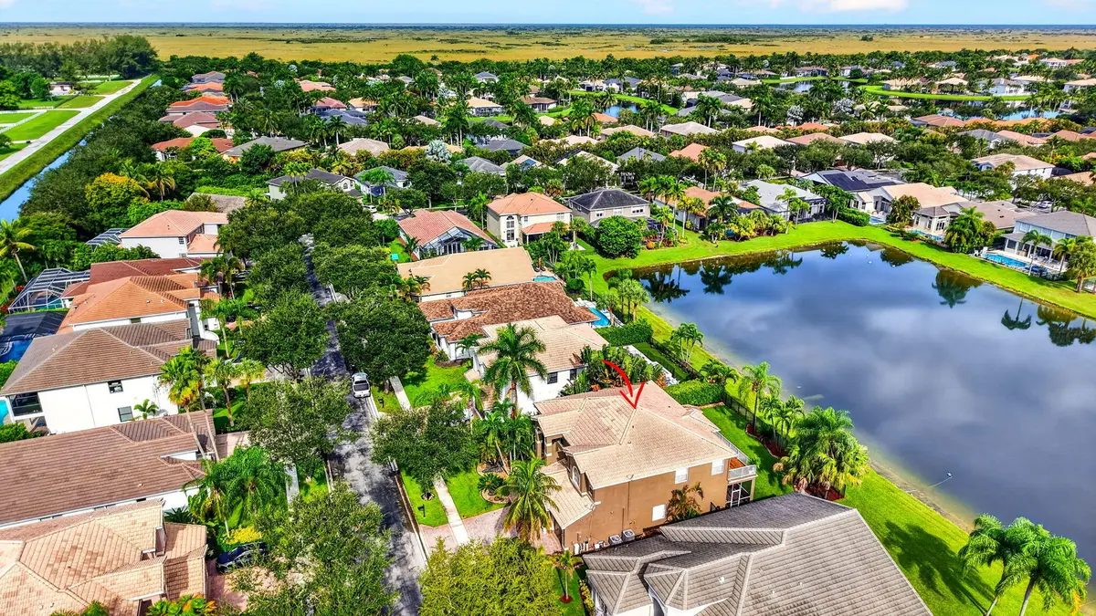Aerial at 19548 Estuary Drive, Boca Raton