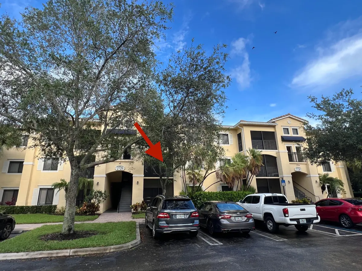 Front-covered balcony at 2726 Anzio Court 202, Palm Beach Gardens