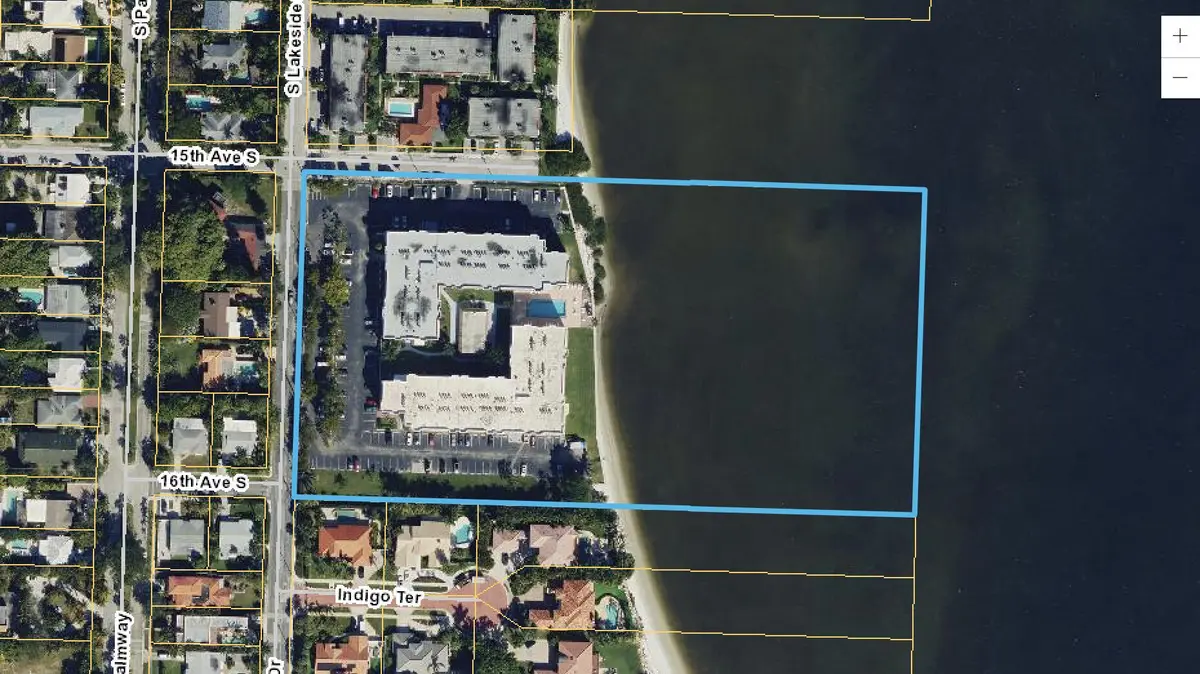 RIPARIAN RIGHTS at 1502 S Lakeside Drive #401, Lake Worth Beach