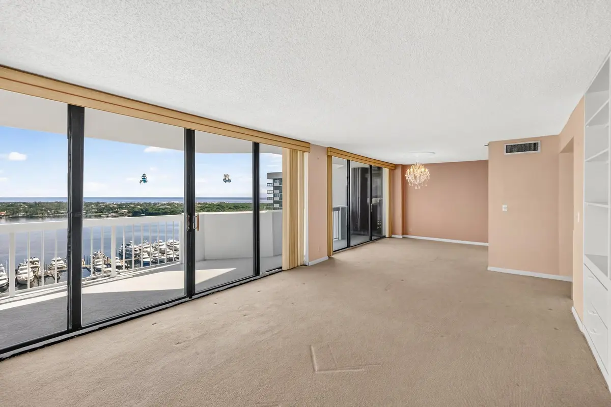 Living Room at 123 Lakeshore Drive 1945, North Palm Beach