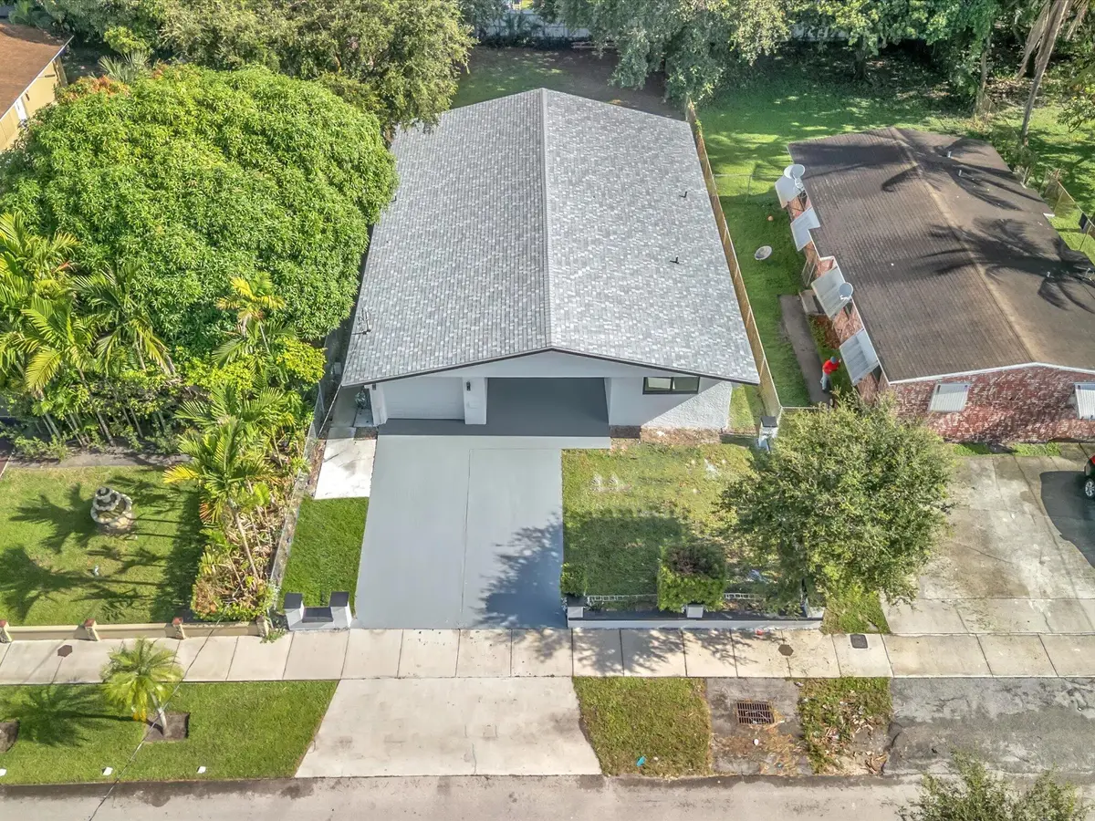 Aerial View Front at 4531 SW 20th Street, West Park