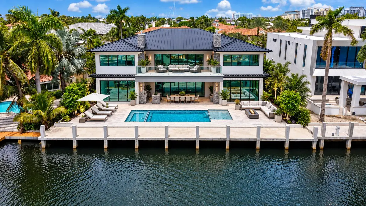 EXTERIOR STAGED at 2848 NE 26TH Place, Fort Lauderdale