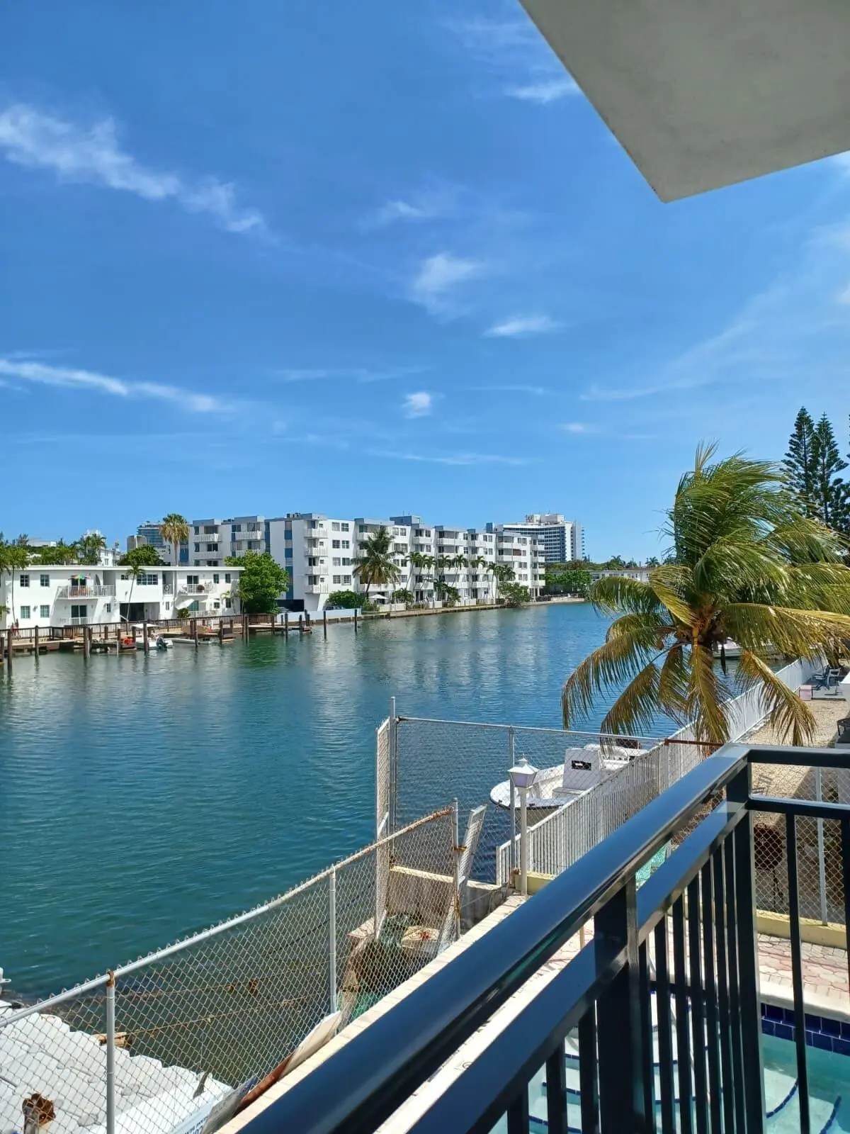 BALCONY VIEW 2 at 8001 N CRESPI Boulevard 2C, Miami Beach