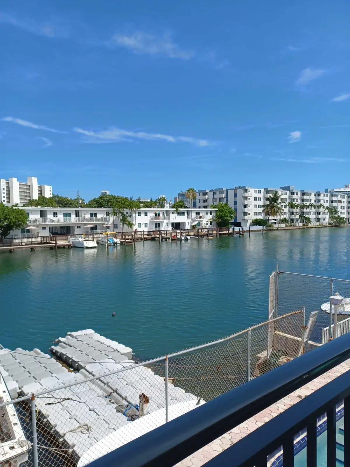 BALCONY VIEW 3 at 8001 N CRESPI Boulevard 2C, Miami Beach