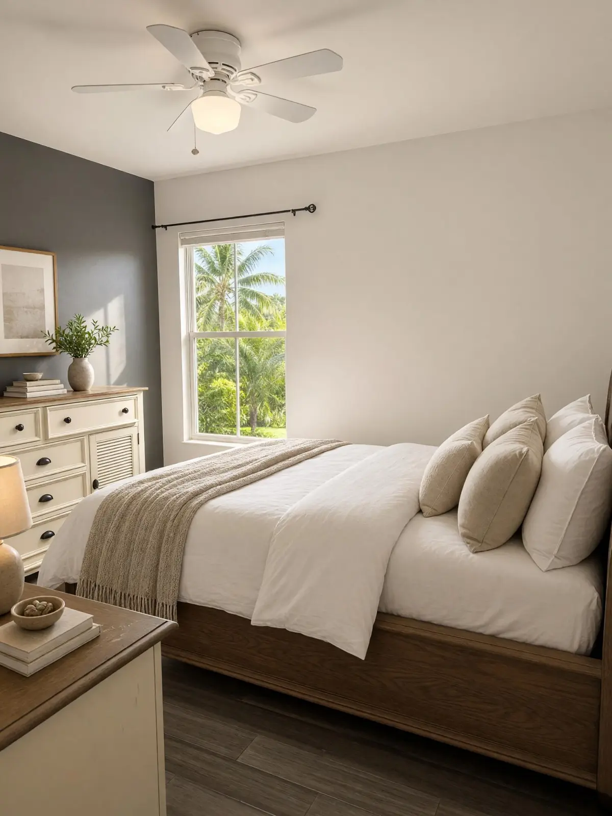 guest bedroom at 2800 Palmwood Terrace 2220, Boca Raton