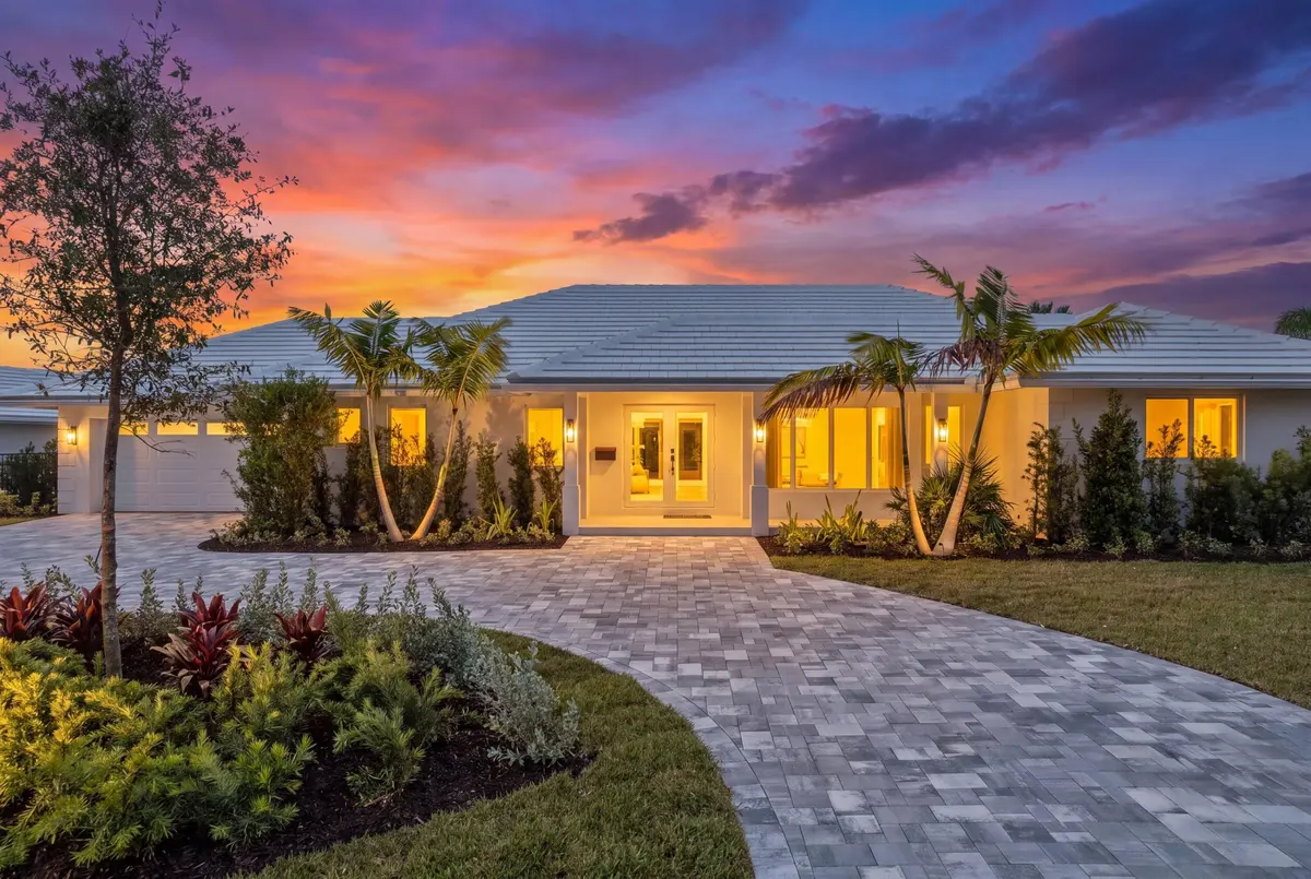 Twilight at 1090 SW Mulberry Way, Boca Raton