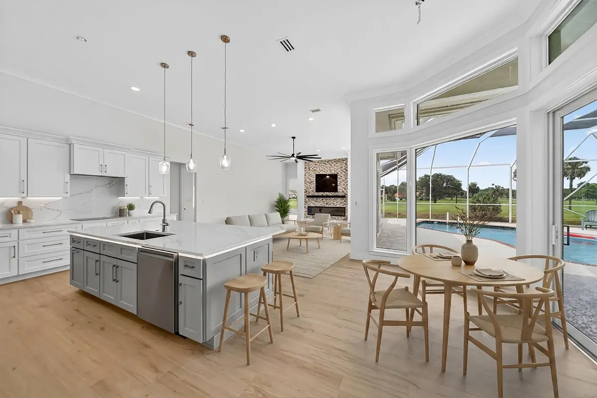 kitchen&family1staged at 4515 SW Bimini Circle, Palm City
