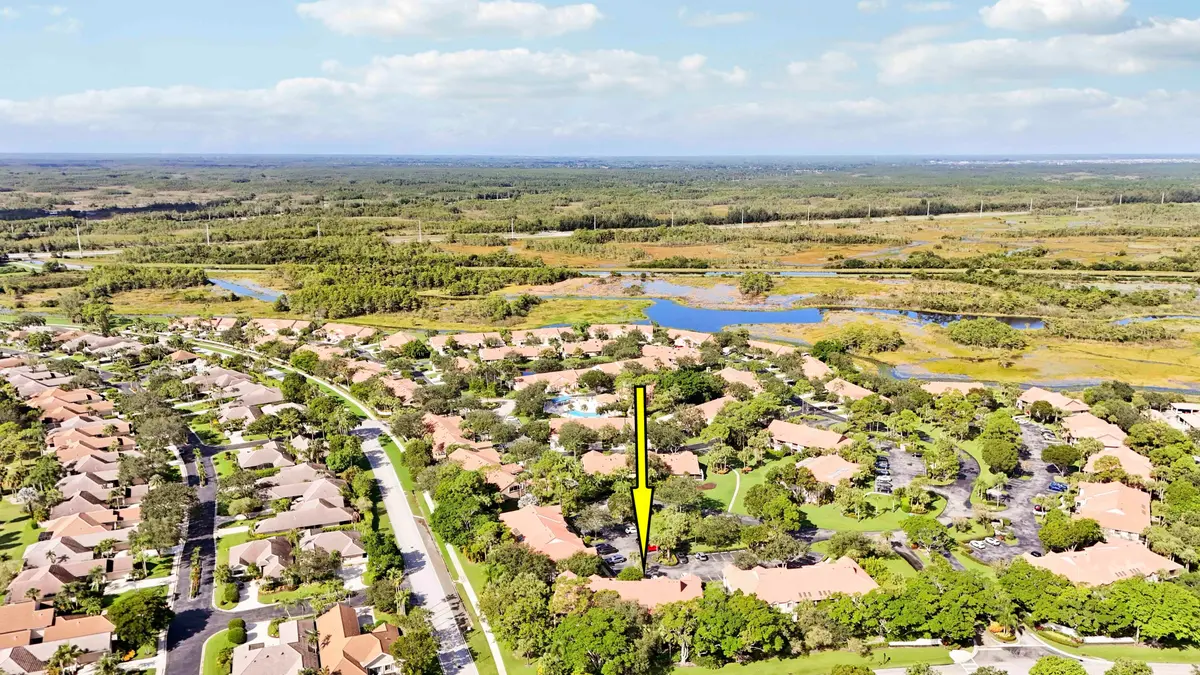 Aerial View at 1143 Duncan Circle 202, Palm Beach Gardens