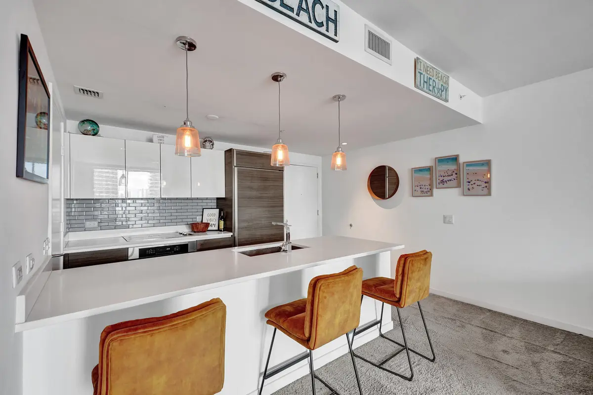 Kitchen at 1100 S MIAMI Avenue 3508, Miami