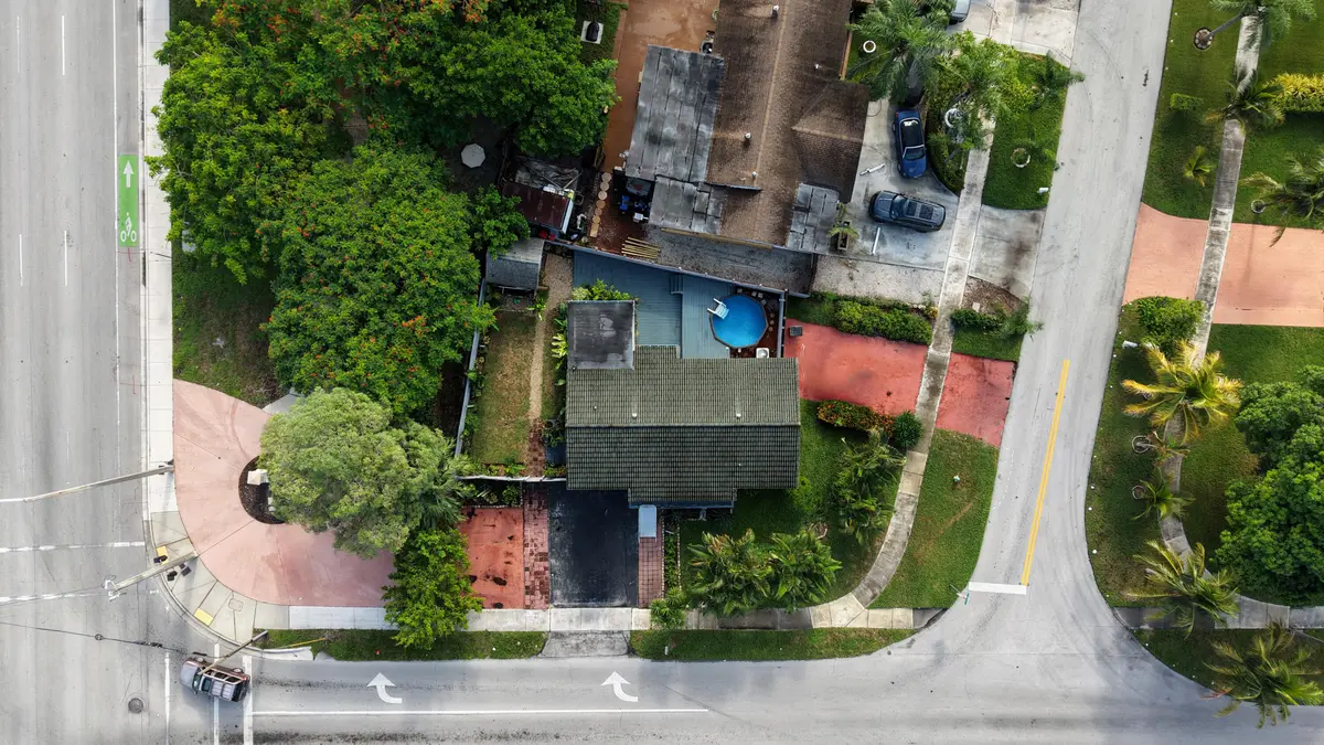 Aerial at 1010 SW 6TH Avenue, Deerfield Beach