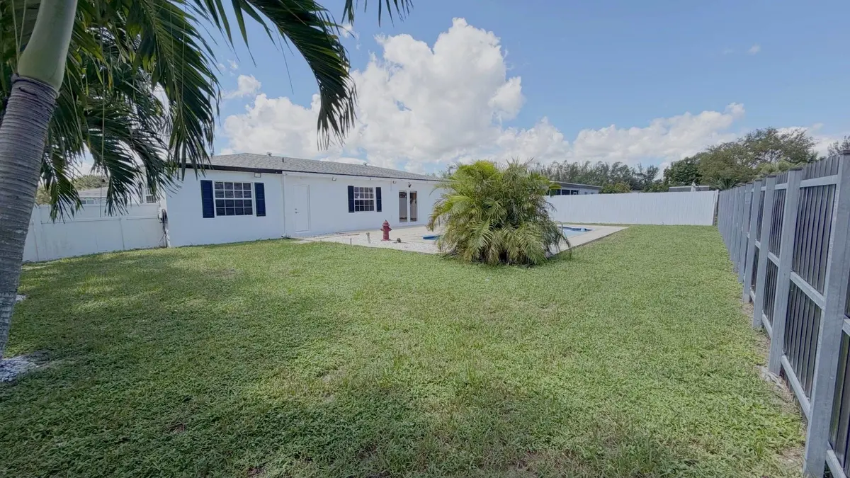 backyard at 11091 LANDSMAN Street, Boca Raton