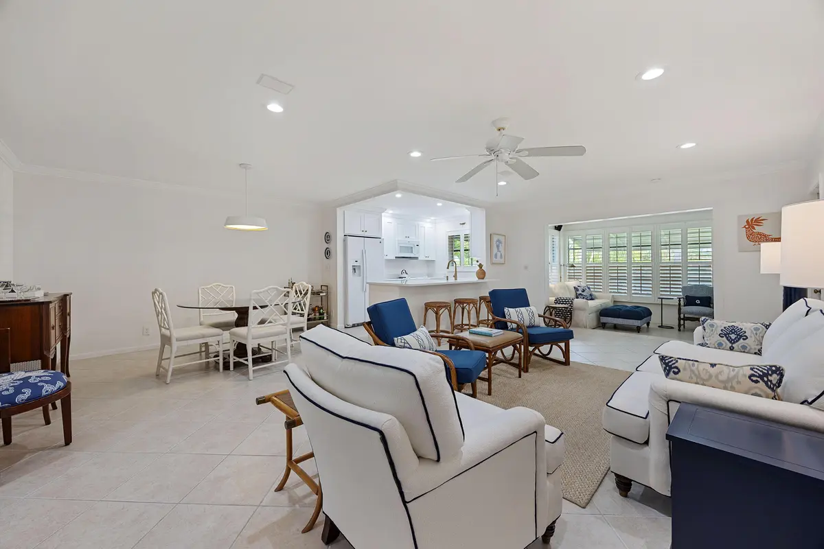 Living/Dining at 1082 North Drive B, Delray Beach
