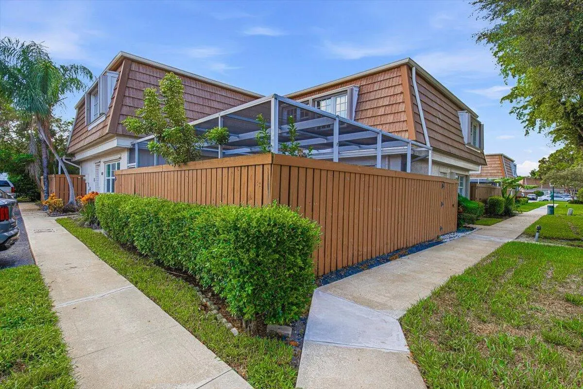 13-Front Home-Corner at 11635 Ficus Street D, Palm Beach Gardens